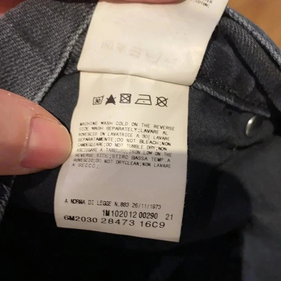 Balmain black  moto jeans - Picture 12 of 12